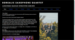 Desktop Screenshot of borealissaxophonequartet.com